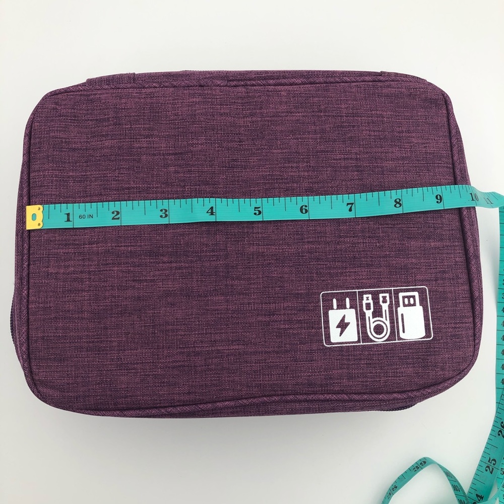 DIGITAL Travel Bag Pouch for Electronics Purple - Picture 11 of 12